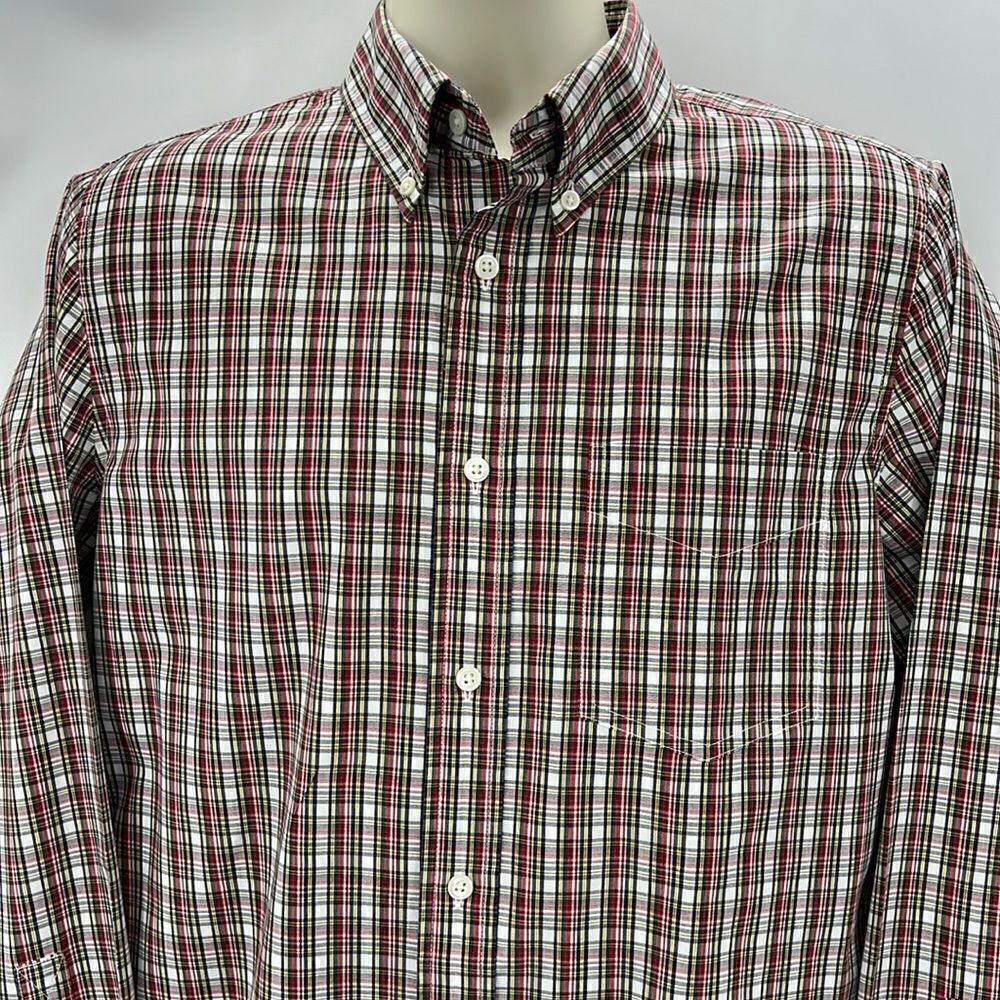 Jack Spade plaid button down shirt size medium